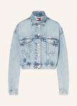 Укороченная джинсовая куртка Tommy Jeans, синий - фото