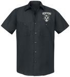 Рубашка с короткими рукавами Lucky 13 Dual Chopper, черный - фото 2