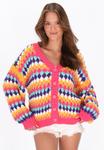 Кардиган myMo Cardigan, Pink Multicolor/Pink - фото