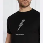 Футболка стандартного кроя Karl Lagerfeld, черный - фото 4