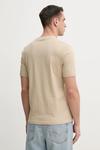 Хлопковая футболка Boss, бежевый - фото 2