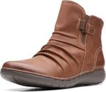 Женские ботильоны Clarks Un Loop Top, Dark Tan Leather - фото