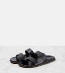 Кожаные сандалии Hugh The Row, черный - фото 4