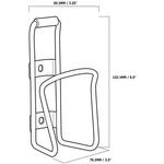 Клетка для горной бутылки с водой Blackburn, черный - фото 2