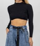 Underbust Mock Crop In Midnight OLIVACEOUS, Midnight - фото 3