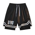 Баскетбольные шорты унисекс Dbd Wh, Градиент сине-розовый - фото