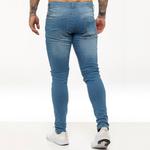 Мужские рваные джинсы скинни Enzo, синий - фото 3