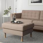 Подставка для ног LANDSKRONA IKEA, цвет grann/bomstad dark beige/wood - фото 3