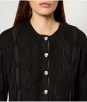 Кардиган Regular fit Liu Jo, черный - фото 4