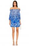 Мини-Платье бритни Poupette St Barth, голубой - фото