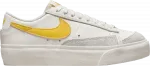 Кроссовки Wmns Blazer Low Platform 'Sail Vivid Sulfur', кремовый - фото