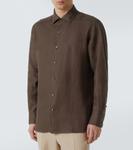 Льняная рубашка Zegna, Faggio - фото 3