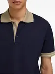 Рубашка поло с контрастными полосками Ferragamo, синий - фото 5