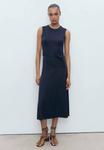 Платье Mango Jersey dress, Dark Blue - фото