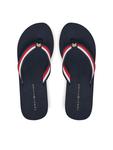 Сланцы Th Corporate Wedge Beach Sandal FW0FW08520 Tommy Hilfiger, синий - фото
