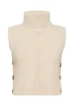 Жилет Cream, Oat Melange - фото