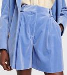 Шорты из бархата Blazé Milano, Avio - фото 4