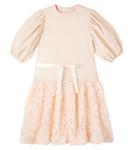 Платье Gabie с бантом и оборками C'era Una Volta, Champagne - фото