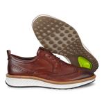 Туфли Men's St.1 Hybrid Wingtip Shoe In Cognac ECCO, Cognac - фото 5