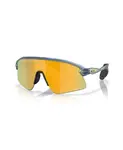 Унисекс прямоугольные солнцезащитные очки Stunt Devil OO9517 Oakley, серый - фото