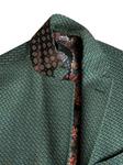 ETRO однобортный пиджак, зеленый - фото 5
