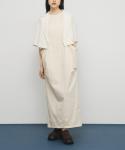 Платье-кокон с карманами Kbf, цвет Ivory - фото