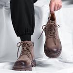 Мужские ботинки Cahhrrn X Martin Boot Men Beige Weishibangwei - фото 10