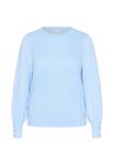 Джемпер Kaffe Curve LIZZY PULLOVER, Powder Blue/Mottled Light Blue - фото 5