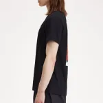 FRED PERRY Футболка мужская черная - фото 5