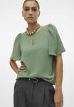 Блузка Vero Moda, цвет hedge green - фото 4