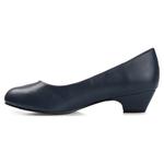 Туфли на широком каблуке Journee, navy synthetic - фото 4