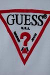 Детская хлопковая толстовка Guess, синий - фото 3