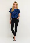 Блузка калокия Kaffe, Midnight Blue Flowers - фото 2