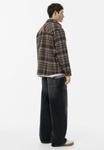 Куртка PULL&BEAR CHECK, Brown - фото 3