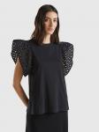 Блузка Benetton, черный - фото