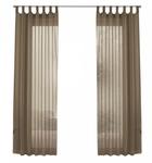 Набор вуалей loop curtain нуга Gardinenbox, светло-коричневый - фото