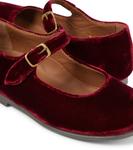 Бархатные балетки PèPè, Bordeaux - фото 5