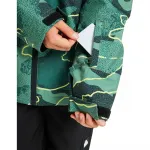 Куртка Quiksilver Mission Printed, зеленый - фото 2