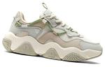 Кроссовки PEAK Chunky Sneakers Women's Low-top Beige/Green, белый/зеленый - фото 3