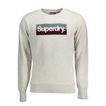 Серый хлопковый свитер Superdry. - фото