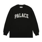 Лонгслив Palace Waffle Long-Sleeve, черный - фото