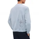 HERMES Свитшот мужской blue glacier - фото 3