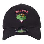 New Era Бейсболка унисекс черная, Black - фото