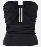 Джерси бюстье Rick Owens, черный - фото