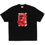 Футболка Graffiti Ape Head A BATHING APE, черный - фото