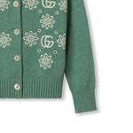 Детский свитер Gucci, темно-зеленый - фото 6