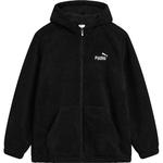 Бархатная куртка унисекс черного цвета Puma, черный - фото