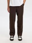 SELECTED Обычные брюки в темно-коричневом цвете - фото