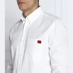 Облегающий крой, избегайте рубашки Hugo, белый - фото 4