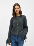 Вязаный кардиган OBJECT OBJSALIKA, серый - фото 2